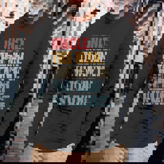 Mens Vintage Fun Uncle Man Myth Bad Influence Funny T-Shirt. Mens Vintage Fun Uncle Man Myth Bad Influence Funny T-Shirt.