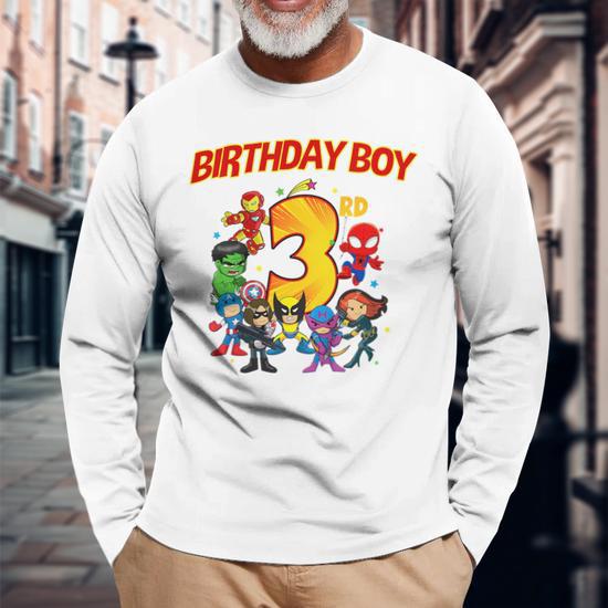 Avengers 3rd birthday shirt fashion