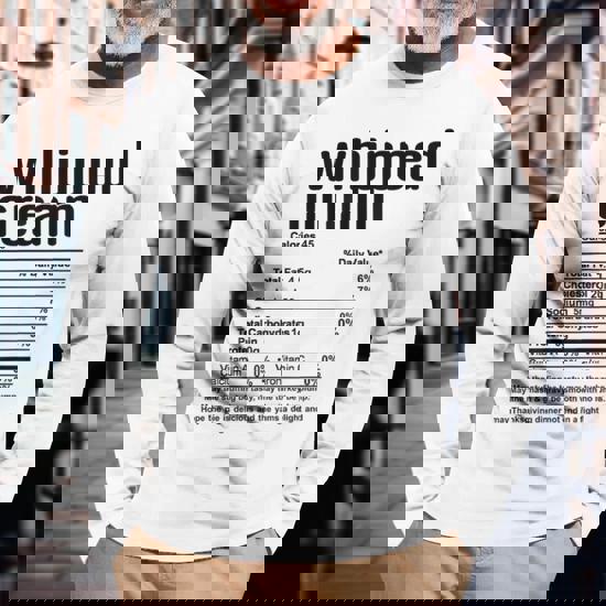 Thanksgiving Whipped Cream Nutritional Facts T-Shirt Thanksgiving Whipped Cream Nutritional Facts T-Shirt