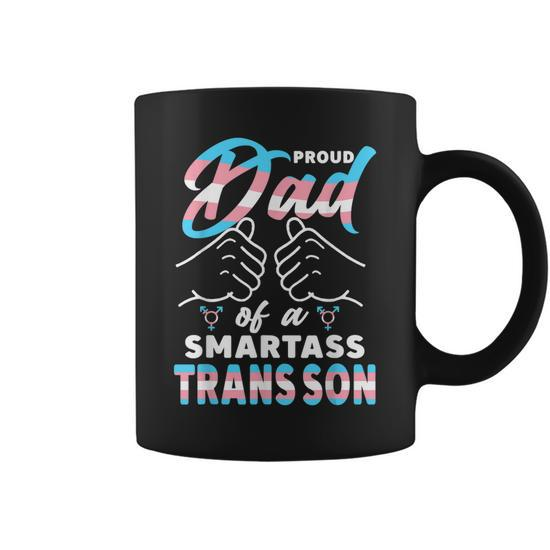 Glad To Be A Trans Dad Coffee Mugs