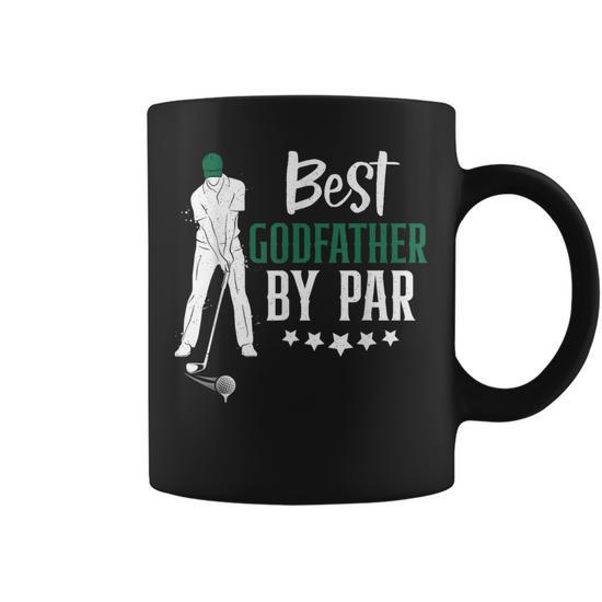 Best Godfather by Par Golf Gift for Father's Day Coffee Mug