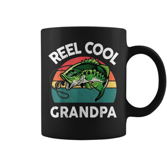 Reel Cool Dad – Fishing Pun, Fisherman Father's Gift Mug – The