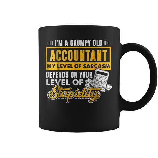 Im A Grumpy Old Accountant Accounting Funny Gifts Coffee Mug | Mazezy