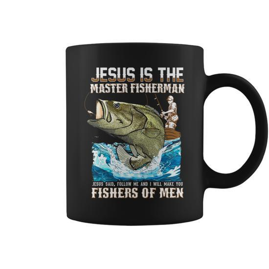 Dad Fish Unique Design Mug Funny Fishing Dad Gifts For Fathers Day