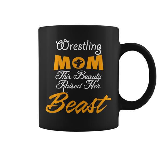 Mom Wrestling This Beauty From Here MomBeast Gifts for Mom Funny Gifts Coffee Mug