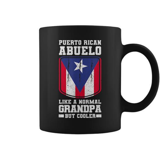 Puerto Rican Grandpa Abuelo Puerto Rican Flag Puerto Rico Coffee Mug -  Seseable