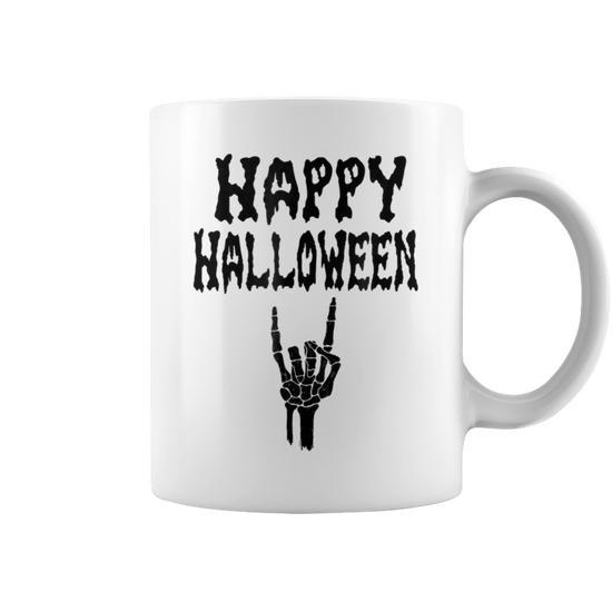 Metal & Lit Rocker Halloween Halloween T Halloween Coffee Mug