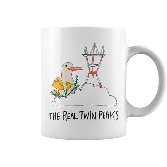 The Real Twin Peaks San Francisco Pride Seagull Radio Tower Coffee Mug |  Mazezy