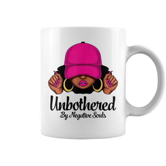 Unbothered Sassy Black Queen African American Afro Woman Coffee Mug -  Monsterry DE