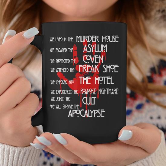 American Movies Horror Story Halloween Halloween Coffee Mug | Mazezy DE