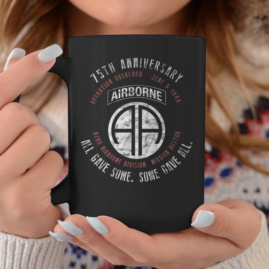 D-Day 75Th Anniversary 82Nd Airborne Wwii Vintage Coffee Mug | Mazezy DE
