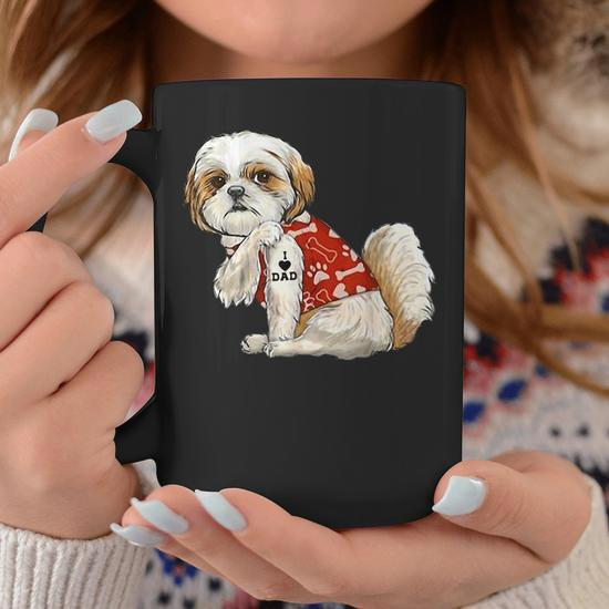 Buy Shih Tzu Smiling Peeking Dog Cute Puppy Face Canine Pet Lhasa Apso  Maltese Pedigree Breed Paw Drawing Art Logo Tattoo Design SVG PNG Cut  Online in India - Etsy