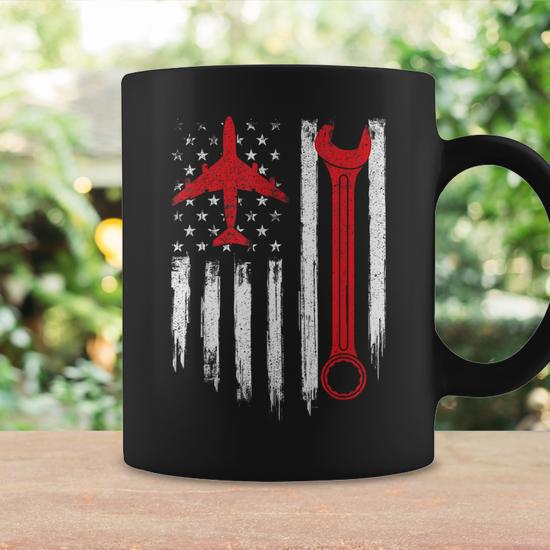 Airplane Mechanic Tools - Aviation Technician Plane Lover Coffee Mug -  Seseable