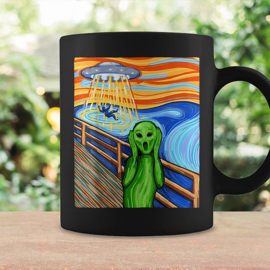 Alien Humor Alien Lover Ufo Believe In Aliens Coffee Mug | Mazezy