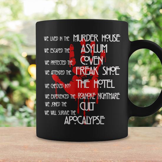American Movies Horror Story Halloween Halloween Coffee Mug | Mazezy DE