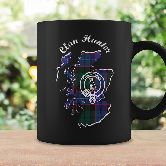 Hunter Scottish top Clan Crest Badge Tankard