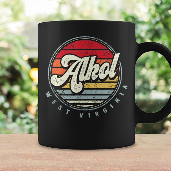Retro Alkol Home State Cool 70S Style Sunset Coffee Mug | Mazezy