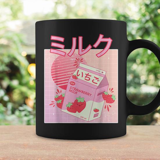 Strawberry Milk Shake Carton Funny Retro 90S Japanese Kawaii 90S Vintage  Designs Funny Gifts Coffee Mug | Mazezy