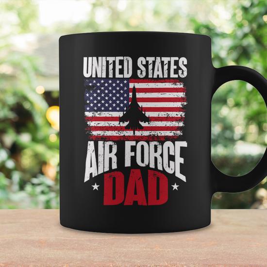 Veteran Vets Us Air Force Veteran United Sates Air Force Dad Veterans Coffee  Mug - Monsterry