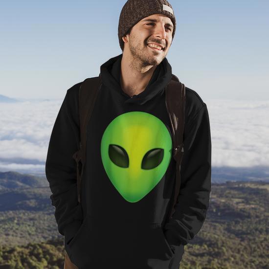 Alien head hoodie sale