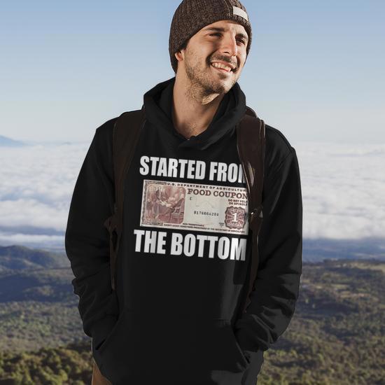 Started From Bottom Food Stamp Coupon Meme Hoodie Monsterry