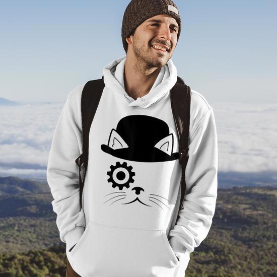 Funny Cat Dystopian Literary Cat Hoodie Monsterry