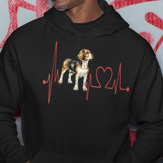 Dog heartbeat hoodie best sale