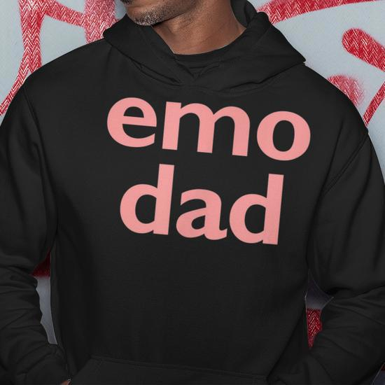 Emo Dad Pride Fathers Day 90S Retro Goth Summer T Pride Month Funny Designs  Funny Gifts Hoodie