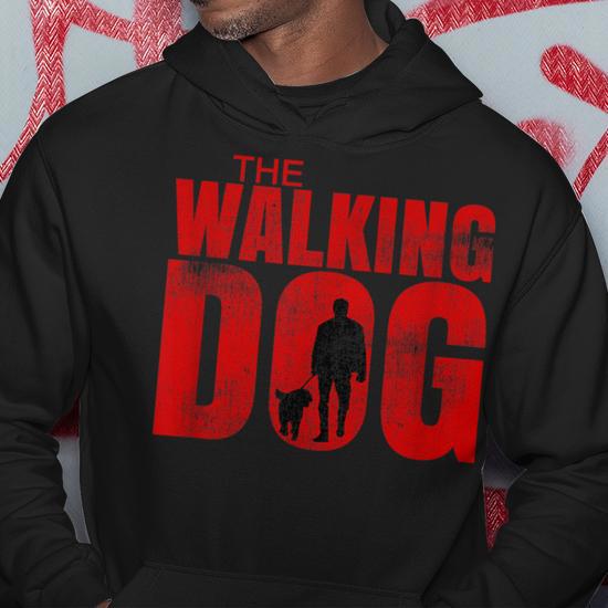 Dog walking hoodie best sale