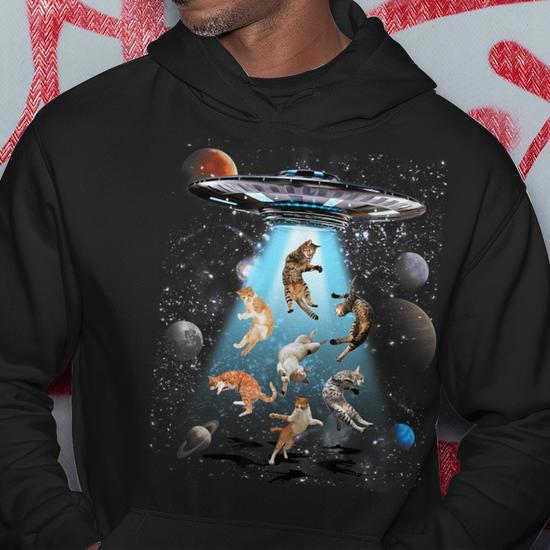 Galaxy cat hoodie best sale