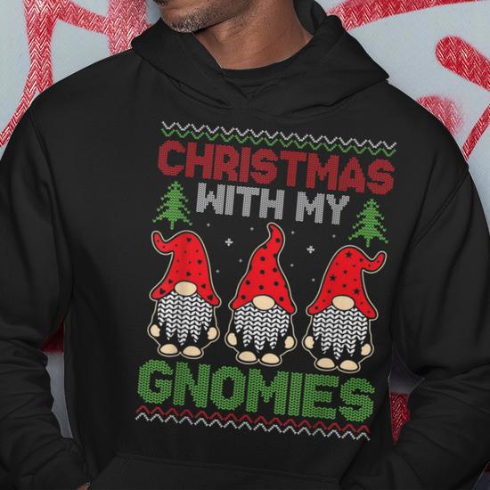 Gnomies Ugly Christmas Sweater Christmas Gnome Hoodie Monsterry