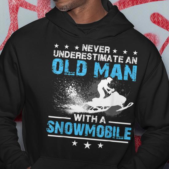 Funny snowmobile sales sweatshirts