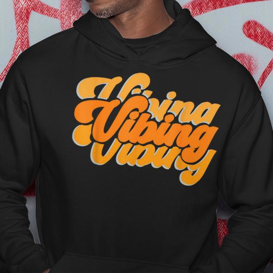 Orange graphic hoodie on sale