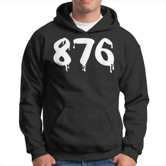 876 Area Code Jamaican Vacation Hoodie | Mazezy