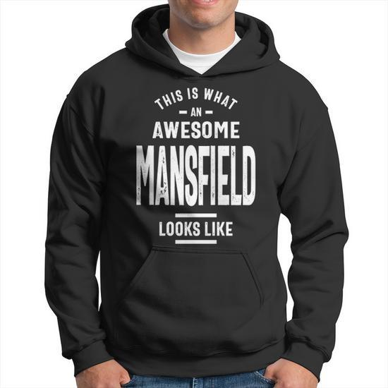  Mansfield Unisex Hooded Sweatshirt Cotton Polyester