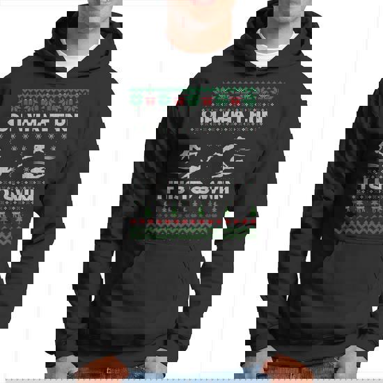 Swimming Ugly Christmas Sweater