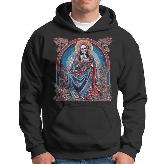 Santa shop muerte hoodie