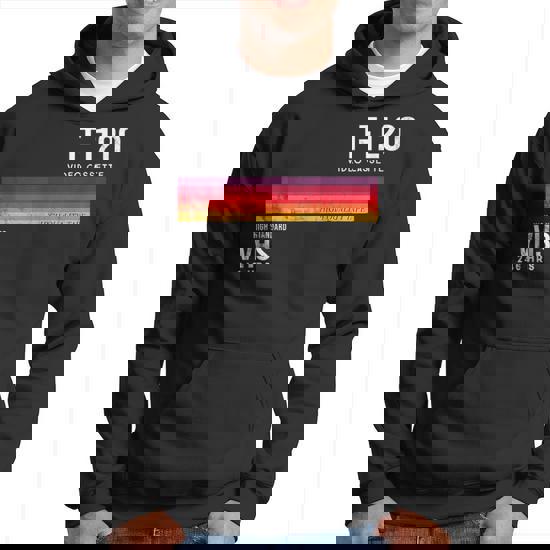 Vintage 80S Video Cassette Tape Vhs Hoodie - Seseable