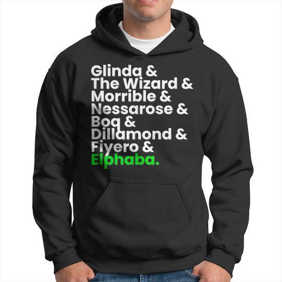 Wicked Characters Musical Theatre Musicals Hoodie Mazezy