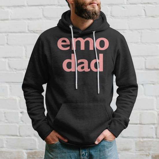 Emo Dad Pride Fathers Day 90S Retro Goth Summer T Pride Month Funny Designs  Funny Gifts Hoodie