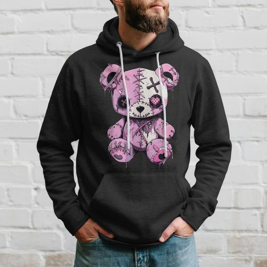 Lil peep teddy bear hoodie online