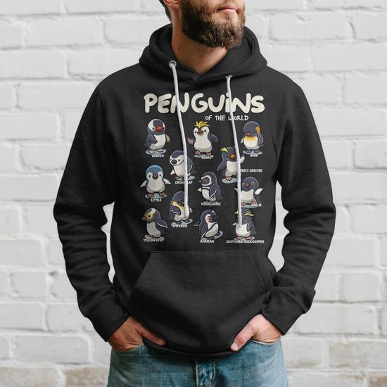 Penguin Penguins Animals Of The World Penguin Lovers Hoodie - Seseable