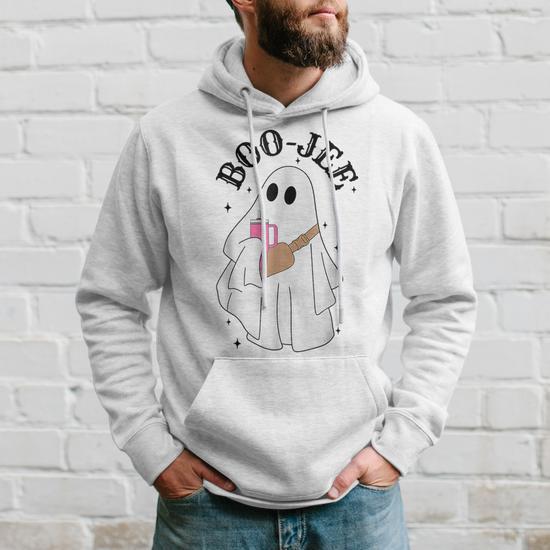 Boo Jee Boujee Halloween Costume Cute Ghost Spooky Hoodie Seseable UK