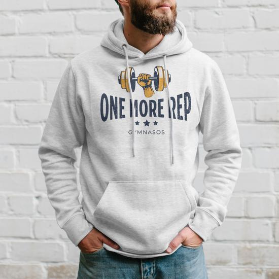 One More Rep Funny Gym Sayings And Motivational Quotes Hoodie Mazezy DE