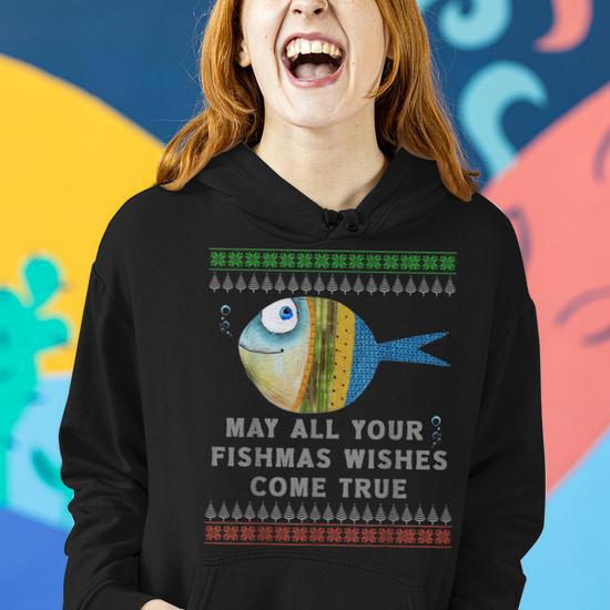 Fishing ugly sweater hotsell