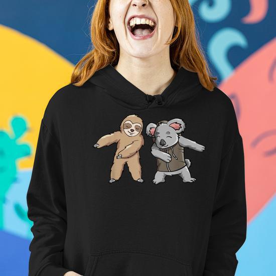 Kids sloth online hoodie