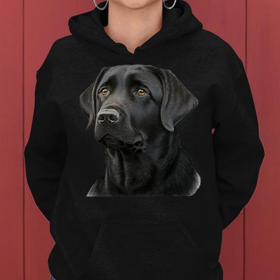 Labrador Retriever Hoodie | Black Lab Hoodie | Chocolate Lab Hoodie | Dog Mom Gifts | Unisex | Women's store Dog Hoodie