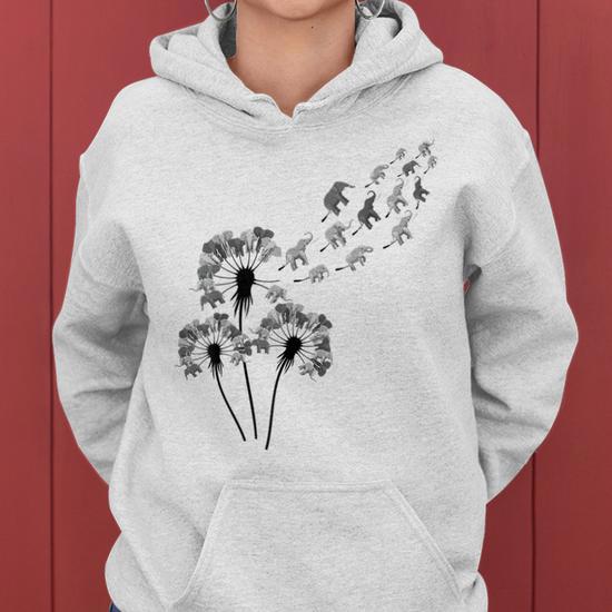 Dandelion Sweatshirt For Women - Funny Wildflower Pullover, Casual Long Sleeve Fall Shirt, Cozy Loungewear