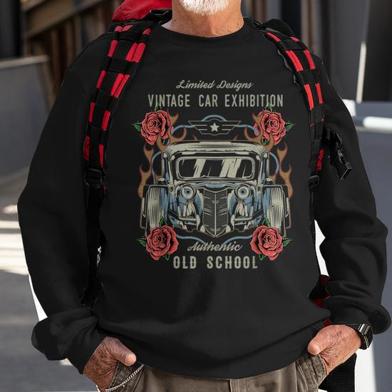 Hot Muscle Garage Car Old Rod Custom Modified Cars Gift Cars Funny Gifts  Mens Back Print T-shirt