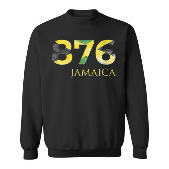 876 Jamaica Area Code &lsquo;S Sweatshirt | Mazezy